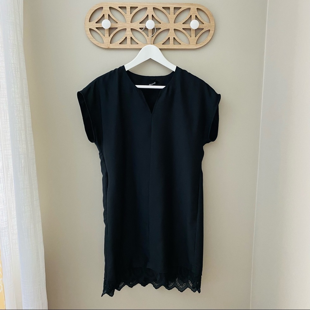 Madewell Sheath Dress Black Sz XS